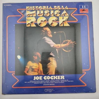 Joe Cocker Historia De La Musica Rock   Vinyl - Sealed - Polydor 1982 Import Lp - Image 1 of 4