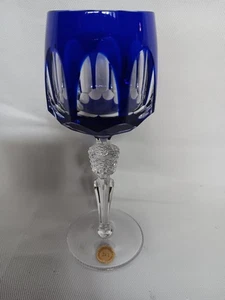 Nachtmann Römer Weinglas Antika Bleikristall Überfang blau - Picture 1 of 7