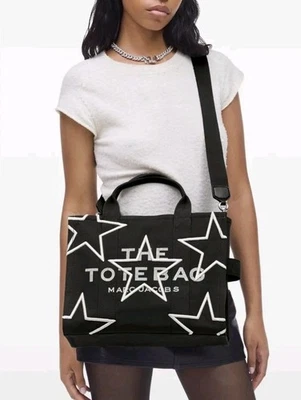 Marc Jacobs The Star Tote Bag Tasche Stern Schwarz Logo Staubbeutel NEUw.NP295€  - Bild 1 von 4