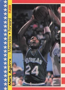 1987-88 Fleer #9 Mark Aguirre Stickers - Picture 1 of 2