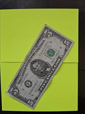 Rare 5 dollar bill 1985 - Image 1 of 4