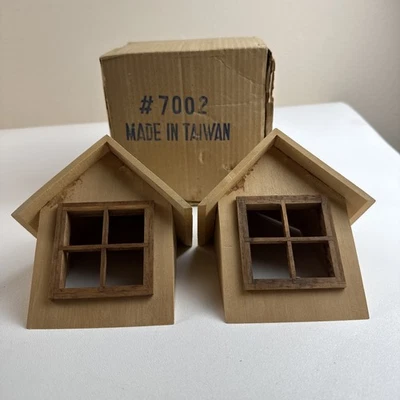 Dollhouse Model  Dormer  Windows Set Of 2   #7002  Made In Taiwan - Image 1 of 4