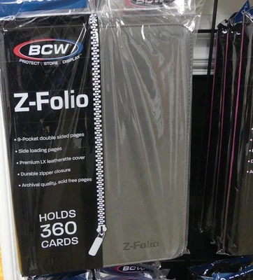 Álbum de 9 bolsillos BCW Z-Folio elige tu color Foto 1 de 2