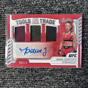Joanna Jędrzejczyk Tools of the Trade AUTO /99 UFC HOF 2023 Panini Chronicles - Picture 1 of 3