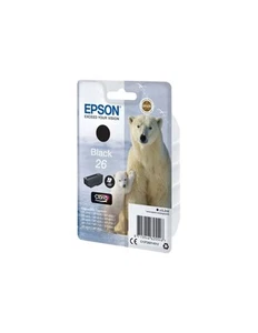 Epson 26 Polar Bear Black Genuine, Claria Premium Ink Cartridge Black Standard C - Bild 1 von 4