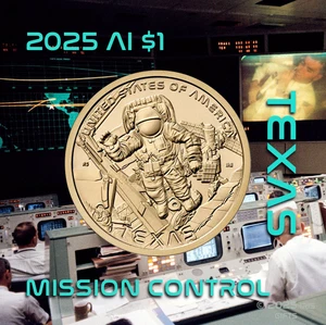🔥2025 American Innovation Dollar Münze ⚙️ / ✯ Texas ✯ / Pic Card / Limitiert - Bild 1 von 1