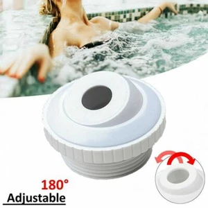 Swimming Pool Return Jet Nozzle 180° Rotatable Water Inlet Draining Accessory - Picture 1 of 12