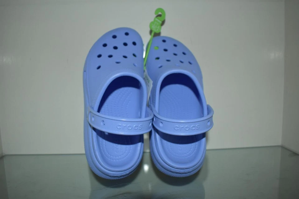 Zueco Crocs Cutie para niñas de escuela primaria 207708-5Q6 Digital Violet NWT Foto 1 de 3