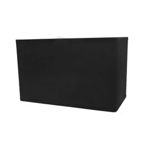 Aspen Creative Corporation Lamp Shade 16"X10" Hardback Rectangular Cotton Black - Picture 1 of 6