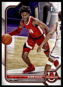 2021-22 Bowman University Base #75 Keon Ellis