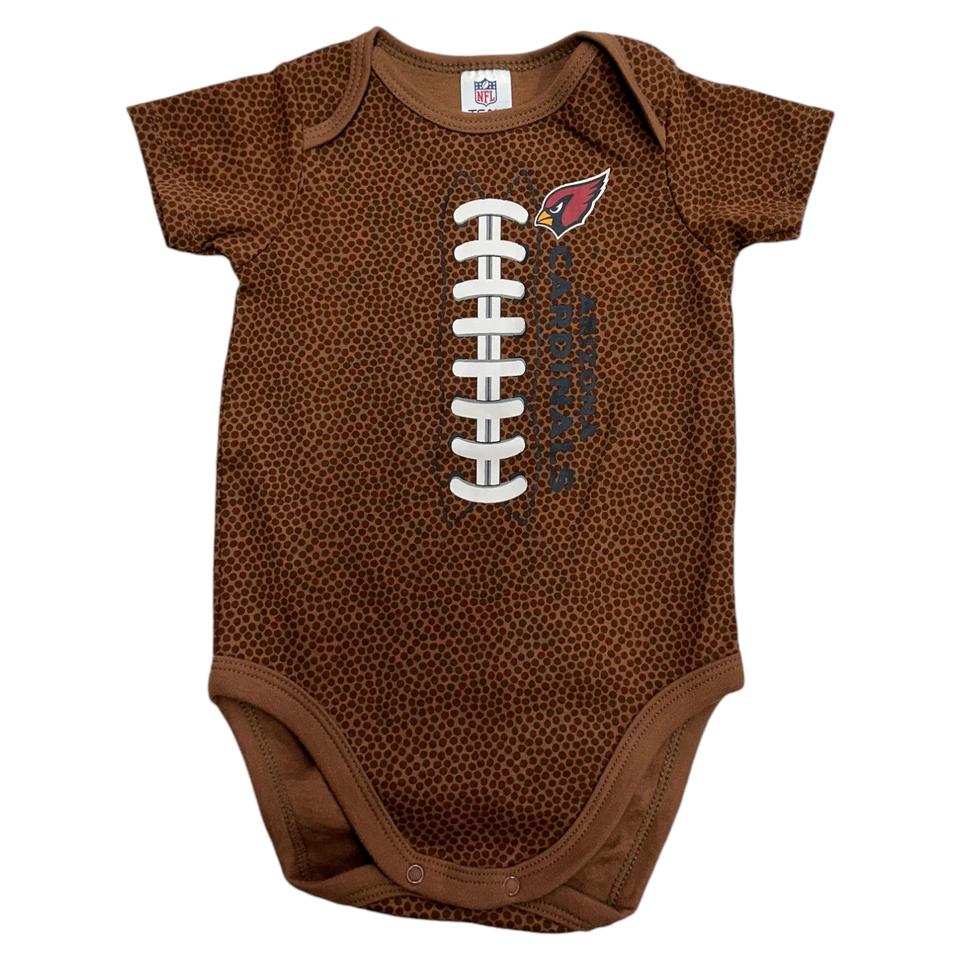 Body de fútbol americano manga corta con logotipo de los Arizona Cardinals de la NFL Foto 1 de 1