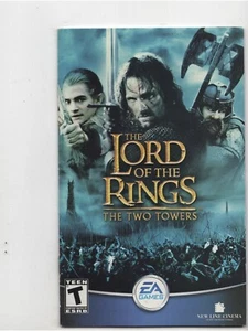 Lord of the Rings The Two Towers PS2 MANUAL ONLY Authentic - Picture 1 of 1