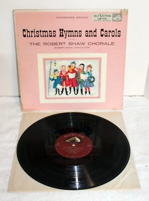 Christmas Hymns & Carols ~ The Robert Shaw Chorale ~ 1954 RCA Used MONO LP VG++ Foto 1 de 4