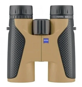 Zeiss 8 x 42 Terra ED Binoculars in Sand / Black (UK Stock) BNIB Roof Prism NEW - Picture 1 of 24