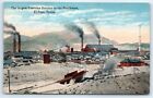 Postcard Tx El Paso Largest Customs Smelter In The Southwest Vtg View J4