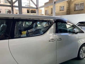 Fit for Alphard Vellfire 15-22 AH30 Window Visor Guard Weather Shield w/ Chrome - Picture 1 of 1