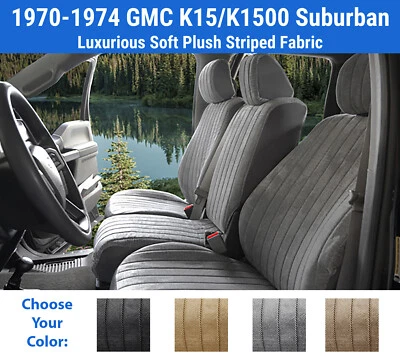 Fundas de asiento Madera para GMC K15/K1500 Suburban 1970-1974 Foto 1 de 4