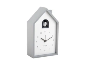 Karlsson Orologio da parete moderno a cucù 'Allarme' - Grigio topo (KA6015GY) - Foto 1 di 5