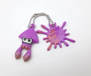 Splatoon 3 purple squid inkling 2" keychain figure strap gacha - Picture 1 of 2