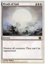 1x Wrath of God NM, English MTG 8th Edition