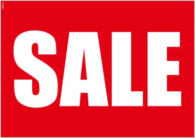 AVERPA.COM 10 Plakate "SALE" DIN A3 für Ausverkauf und Reduziert Räumungsverkauf Aktion