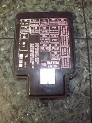 94-01 USDM Acura Integra DC DC2 DC4 DB8 engine bay fuse box lid cover version A1 - Image 1 of 3