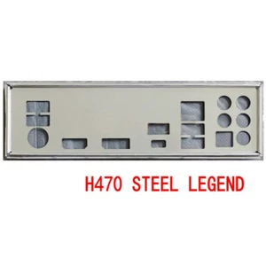 1Pcs For ASRock H470 STEEL LEGEND I/O Shield Back Plate BackPlate Blende Bracket - Picture 1 of 1