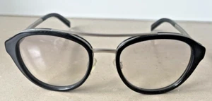 Gafas ópticas Jil Sanders titanio, negro plata, intercambia las lentes - Imagen 1 de 7