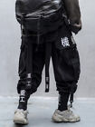 Men Techwear Japanese Cargo Pant Baggy Wide Leg Trousers Streetwear  Jogger
