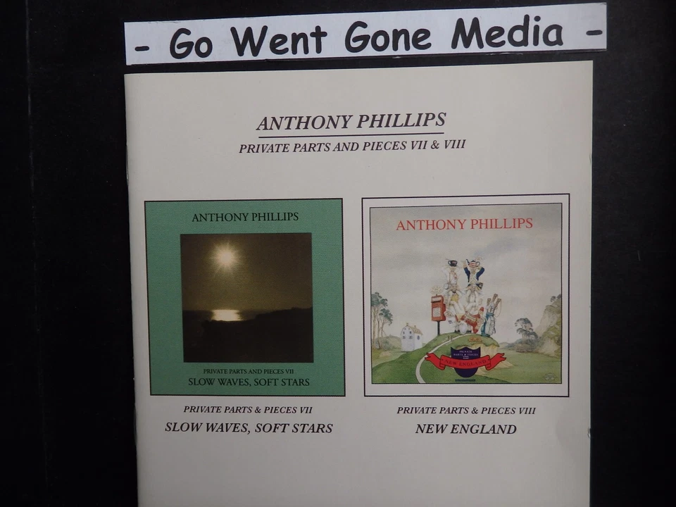 ANTHONY PHILLIPS - Slow Waves, Soft Stars/New England - 2 CD Voiceprint 2010 - - Bild 1 von 1