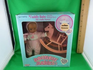 GALOOB BOUNCIN' BABIES - CUDDLY BABY AND HER ROCKING HORSE - Picture 1 of 7