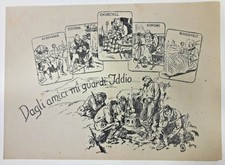 1945 - PARTIGIANI - GUERRA - REGIME - VOLANTINO DI 4 PAGINE