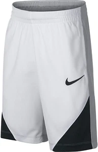 Nike Boy's Assist Basketball Shorts, Grey/Black, Large - Picture 1 of 4