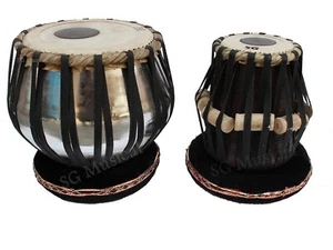 Indische traditionelle Konzert Tabla mit Tragetasche Kissen und Bezug - Bild 1 von 11