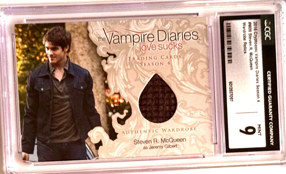 2016 Vampire Diaries Jeremy Gilbert Wardrobe  relic Card  M09 CGC 9 - Image 1 of 1