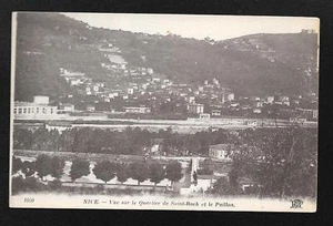 Vintage View of the Saint-Roch District Nice France Postcard - Picture 1 of 2