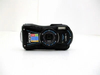 Cámara Pentax WG-1, negra y azul *Solo cámara* Foto 1 de 2