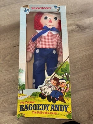 1979 Винтажная кукла Raggedy Andy - игрушки Knickerbocker 18"" - Изображение 1 из 4