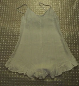 Love Cameron Size S Juniors White Romper Sleeveless Lace up back for Design LC1 - Picture 1 of 11