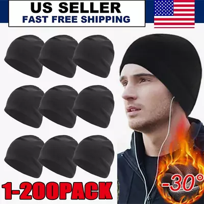 Military Tactical Skull Cap Winter Warm Fleece Windproof Ski Beanie Hats USA Lot - Image 1 of 4