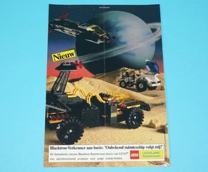 LEGO MAGAZINE ADVERT LEGOLAND SPACE 1980s DONALD DUCK HOLLAND - Bild 1 von 1