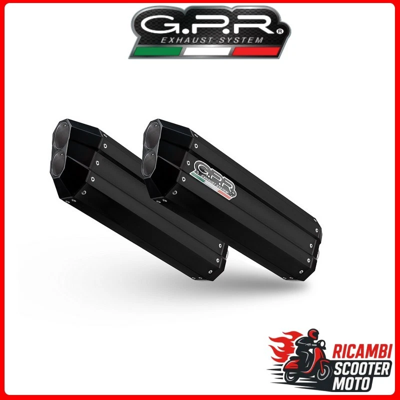 COPPIA TERMINALI CON RACCORDI BMW K 1600 GT 2017-2021 Hyper Sonic Black Titanium Foto 1 de 1