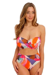 Fantasie Sunrise Aguada Beach Twist Bandeau Bikini Top - Picture 1 of 6