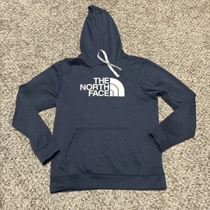 North Face Mens Hoodie Size Medium Sweatshirt Pullover Navy Blue - Picture 1 of 6