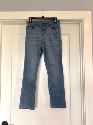 Children's Place Girls Light Wash Denim Stretch Straight Jeans Size 12 - Image 1 of 4