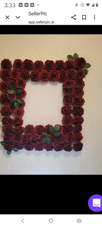 Marco de fotos rosa 18*24 Foto 1 de 2