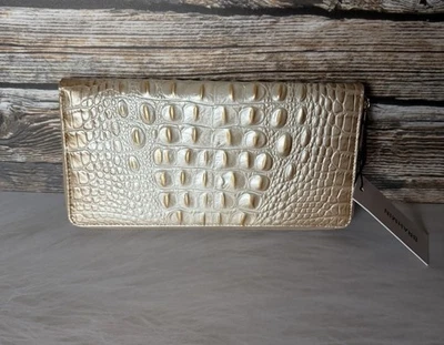 Brahmin Skyler Contour NUEVO CON ETIQUETAS Bolso sin asas Cartera Muñequera Foto 1 de 4