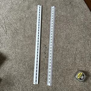 Whirlpool Refrigerator Side Shelf Ladder Support White Used 11740415 W/ Screws - Picture 1 of 5