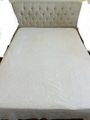 Edredón Piu Belle Queen Size Blanco Vieira Hecho en Portugal Mezcla de Algodón Foto 1 de 4