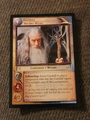 LOTR TCG Lord of the Rings Fellowship GANDALF THE GREY WIZARD 1P364 Promo LP - Image 1 of 2